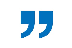 Quotation speech marks icon