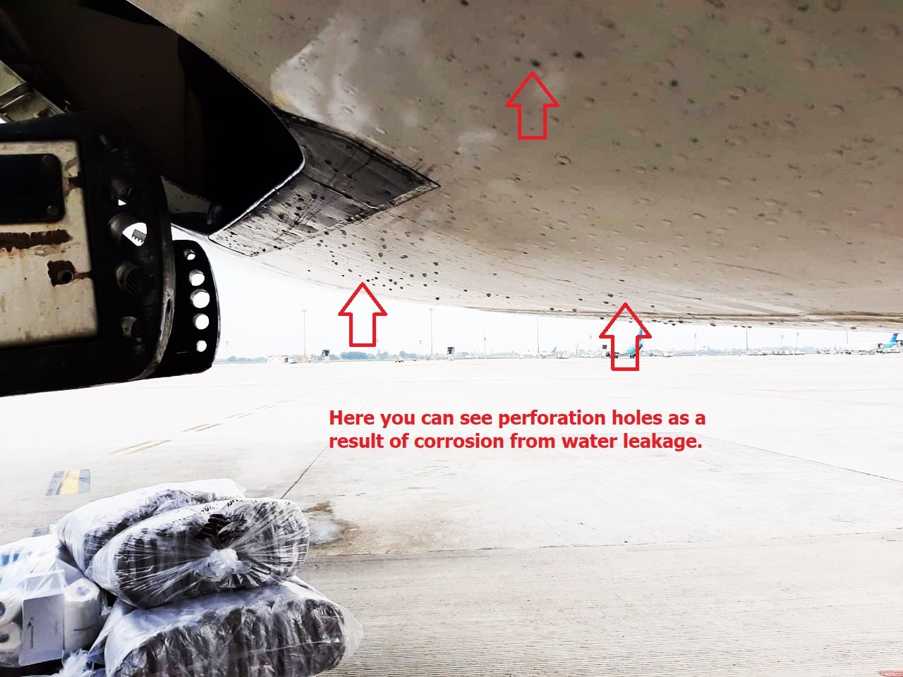 What precautions do I need to take when transporting wet cargo by air