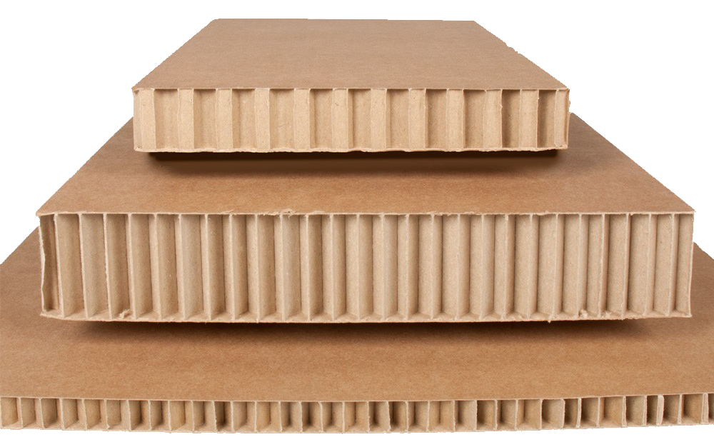 Honeycomb board three thicknesses