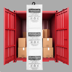 Shipping container managing moisture