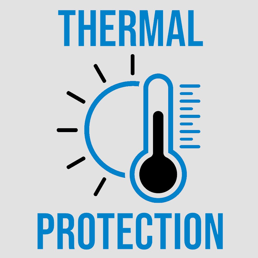 THERMAL PROTECTION icon grey background