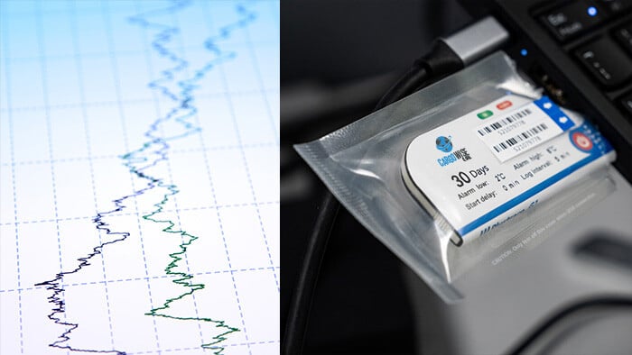 Data logger for temperature and humidity